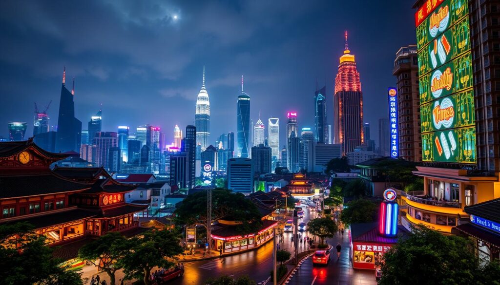 Asian urban centers