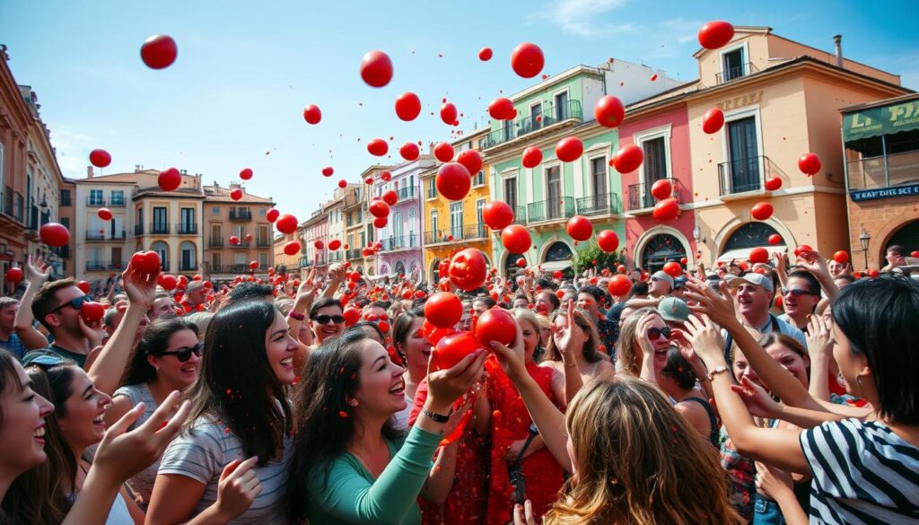 tomato throwing